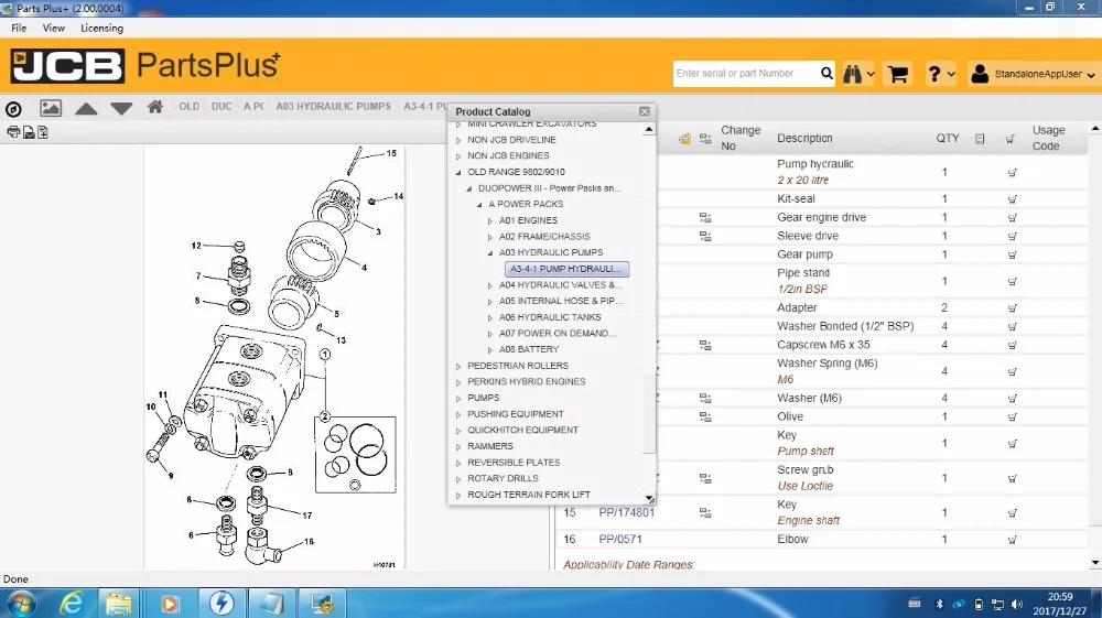 JCB SPP запчасти плюс+ 2,00 [] каталог