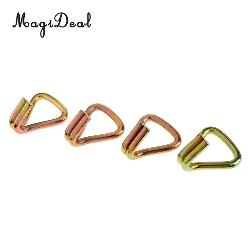 High Strength Steel Pack 4 Ratchet 1' Tie Down Webbing Strap Double J Hooks Trailer Tow Lashing for Kayak Canoe Boat Accessories