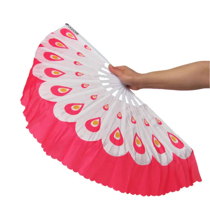 10 шт./лот,, новое поступление, веер для китайского танца, 5 цветов, доступен для свадебной вечеринки, подарок - Цвет: Розовый