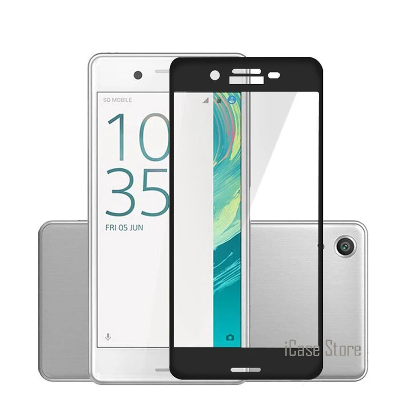 Полное покрытие закаленное Стекло для Sony Xperia XA XC XA1 ультра XZ Премиум XZS XP X Экран
