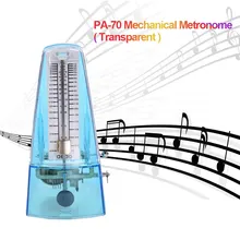2017 прозрачный механический метроном для фортепиано гитара бас скрипки и другие музыкальные инструменты 40-210 БМП 