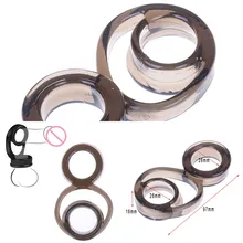 Soft Cock Ring Dildo Scrotal Bound Penis Scrotum Binding Chastity Lock Sperm Sex Toy Delay Ejaculation