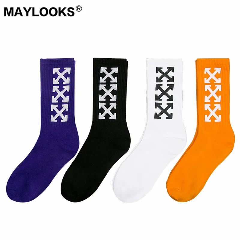 Maylooks/хлопковые мужские носки в стиле хип хоп для любителей уличного