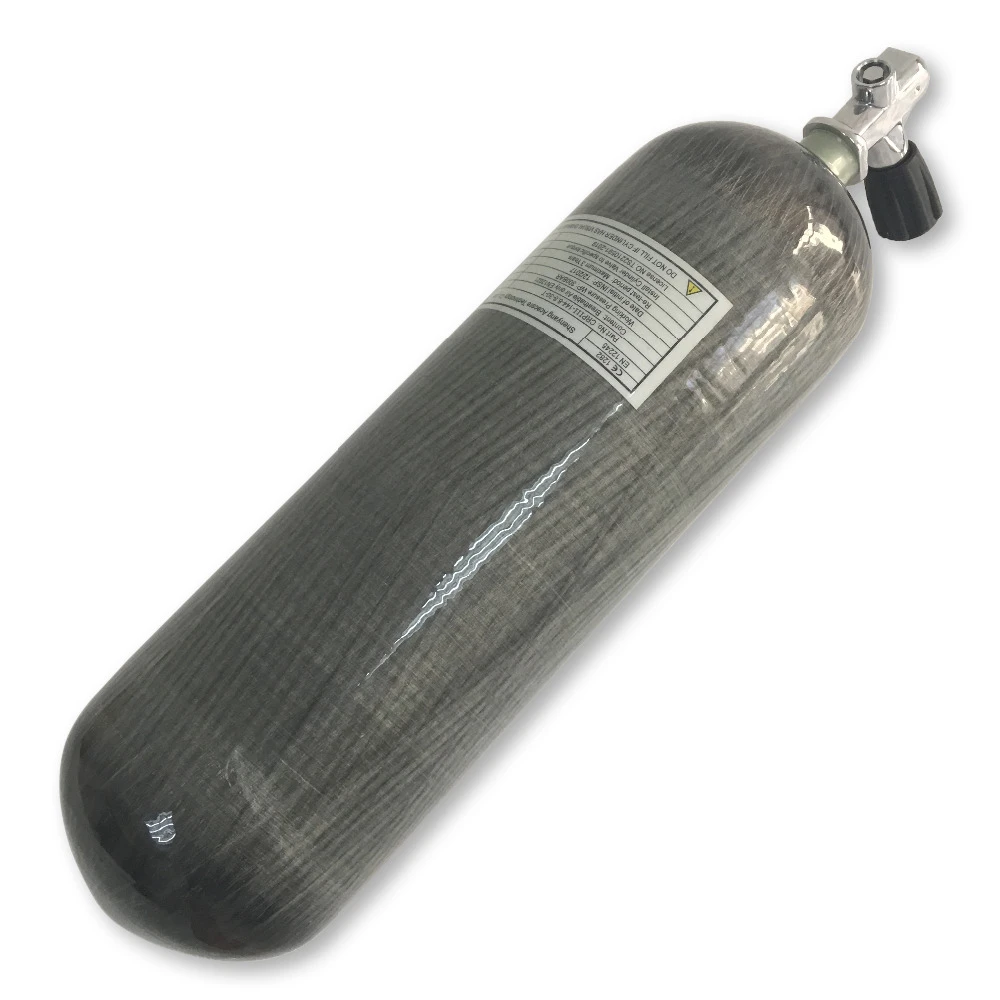 AC36851 6.8L High Pressure 4500Psi Carbon Fiber Composite Gas Cylinder With valve For Air rifle Scuba Diving Tank Acecare 2020