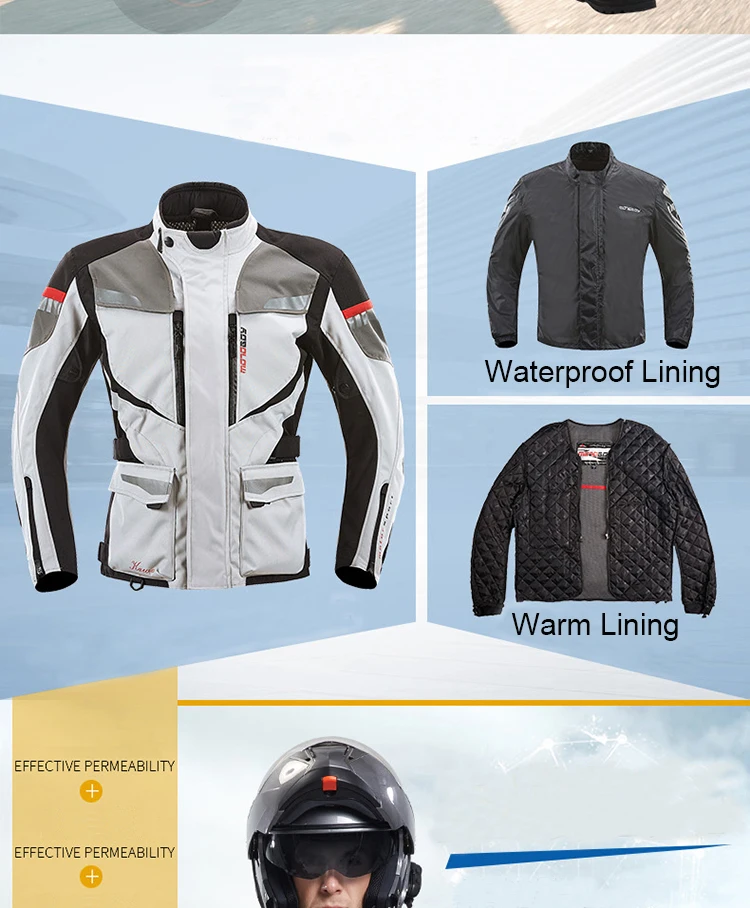 Moto BOY moto rcycle куртка и мото брюки защитные водонепроницаемые теплые гоночные костюмы Chaqueta moto CE защитные костюмы