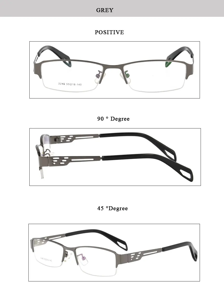 Magic Jing металлические оправы для очков для мужчин Rx Оптический очки по рецепту очки 2240