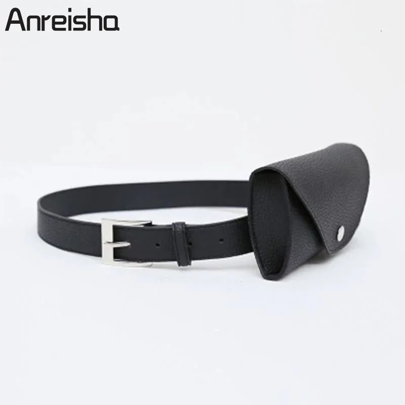 Anreisha Fashion Women Waist Bag Quality PU Leather Belt Bag Pack Female Travel Vintage Waist Pouch Fanny Pack Newest Phone Bags Anreisha Fashion Women Waist Bag Quality PU Leather Belt Bag Pack Female Travel Vintage Waist Pouch Fanny Pack Newest Phone Bags