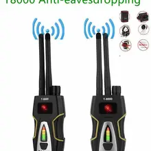 T-8000 двойная антенна RF сигнал детектор GSM аудио искатель gps детектор сканера Анти-шпион ошибка анти-скрытый детектор камеры