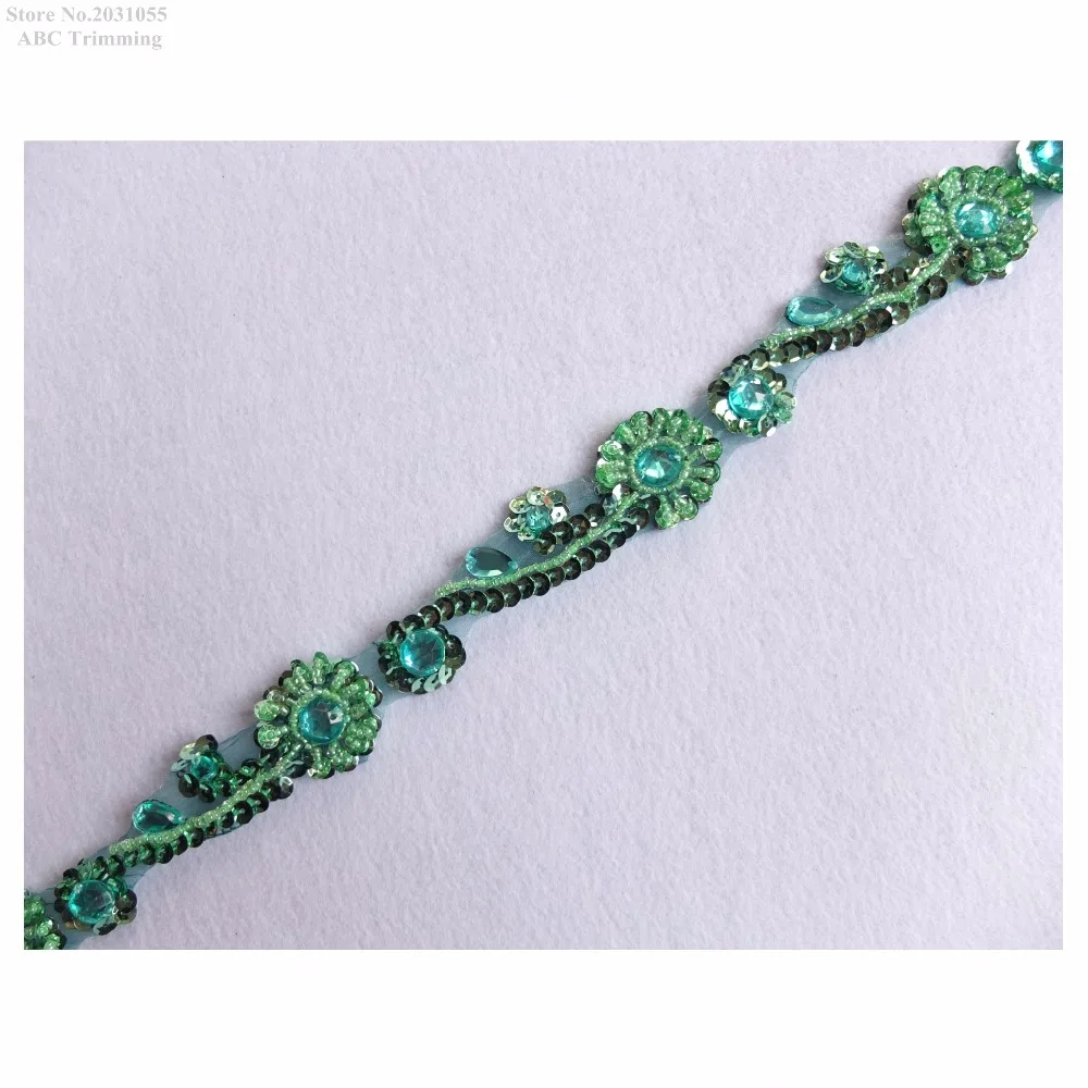 sequin and beaded appliques