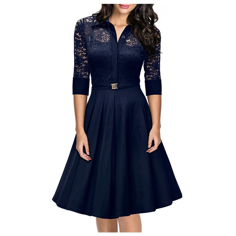 

Womens Elegant Vintage V Neck Peplum Tunic Wear Work Business Casual Party Sheath Wiggle Dress tunic Fit and Flare dresses New