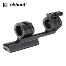 Ohhunt bi-направление прицела крепления 25,4 мм 30 мм Пикатинни Weaver Rail охотничьи офсетные кольца крепление с верхней свободной поплавковой рейкой