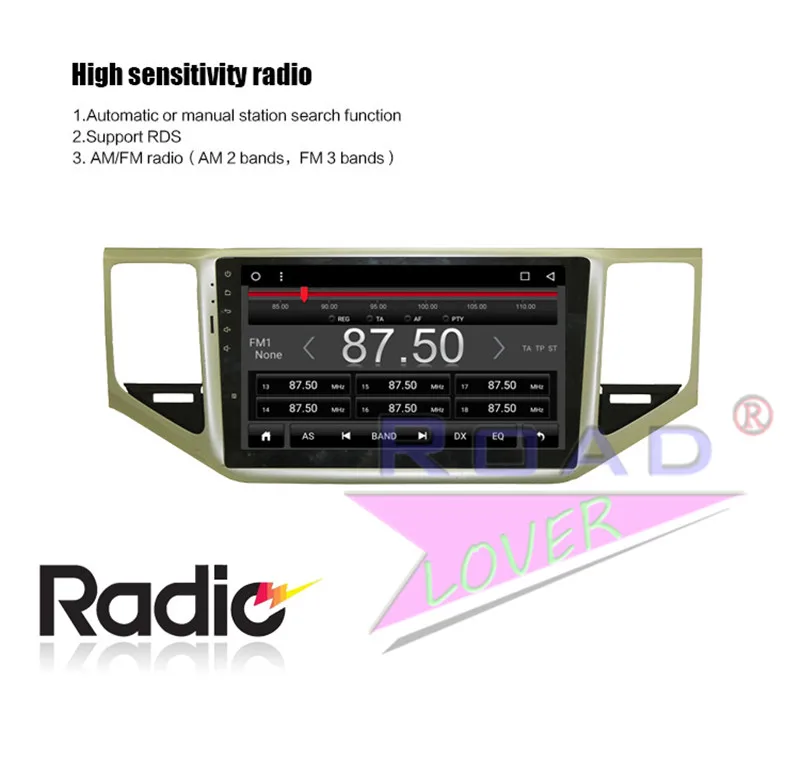 Cheap Roadlover Android 8.1Car Multimedia Player Autoradio For VW Sportsvan 2016 Stereo GPS Navigation Magnitol Double Din MP3 NO DVD 20