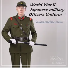 World War II Japanese military officers Uniform Chinese PLA Army Soldiers Clothings Chinese people’s Volunteer Army Outfit