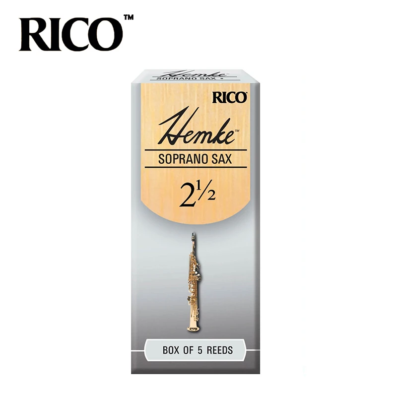 

RICO Hemke Soprano Sax Reeds / Saxophone Soprano Reeds Strength 2.5#, 3# Box of 5 [Free shipping]