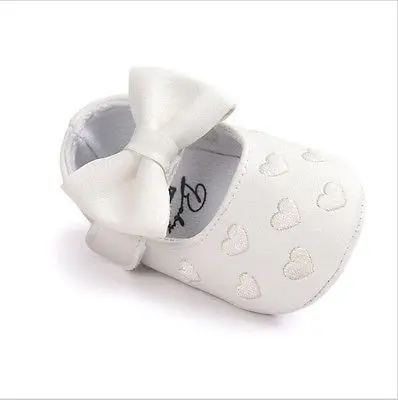 Bebé Niñas Niños recién nacidos suaves Zapatos infantil bebé bowknot amor impresión prewalker antideslizante mocasines Zapatos 0-2y Bebé Niñas Niños recién nacidos suaves Zapatos infantil bebé bowknot amor impresión prewalker antideslizante mocasines Zapatos 0-2y