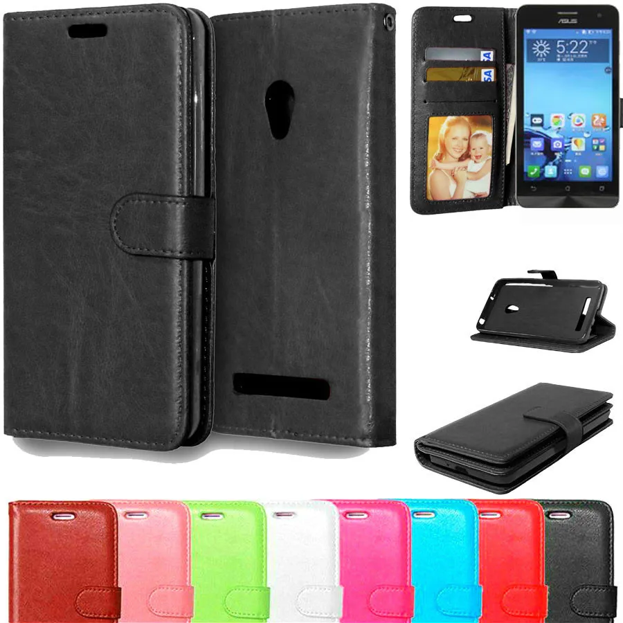 Zenfon 5 Luxury Flip Leather Wallet Case For ASUS Zenfone 5 A501CG