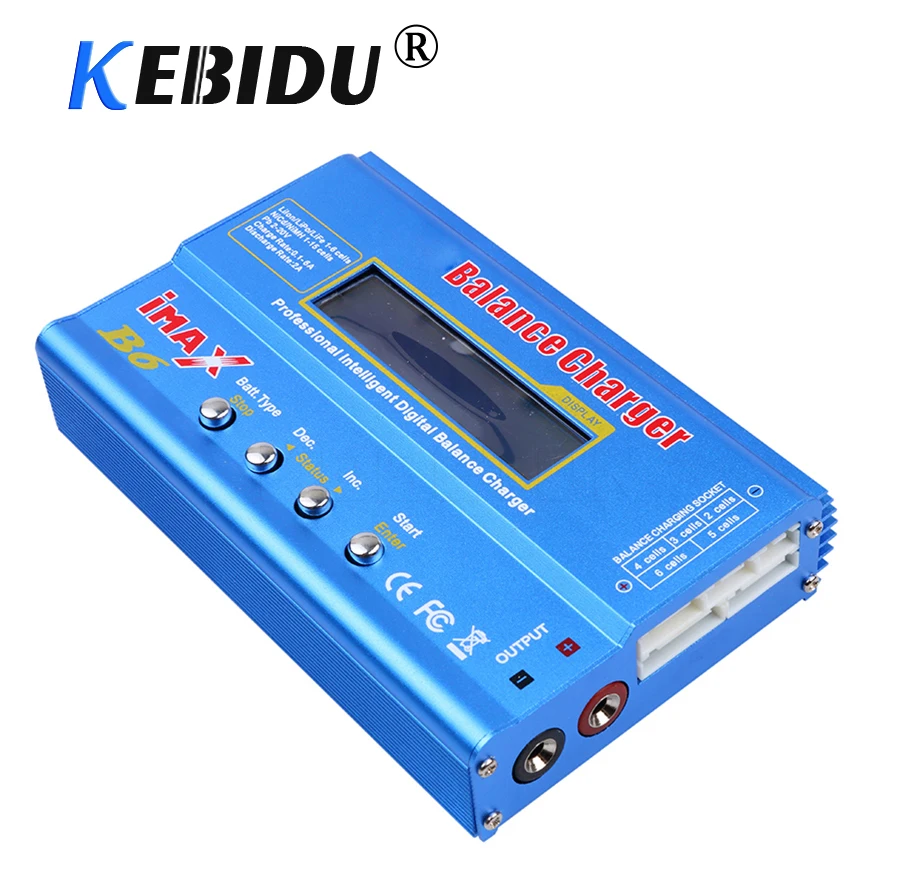 Kebidu Новый iMAX B6 Lipro NiMh Li Ion Ni Cd RC аккумулятор баланс Цифровое зарядное устройство Dis