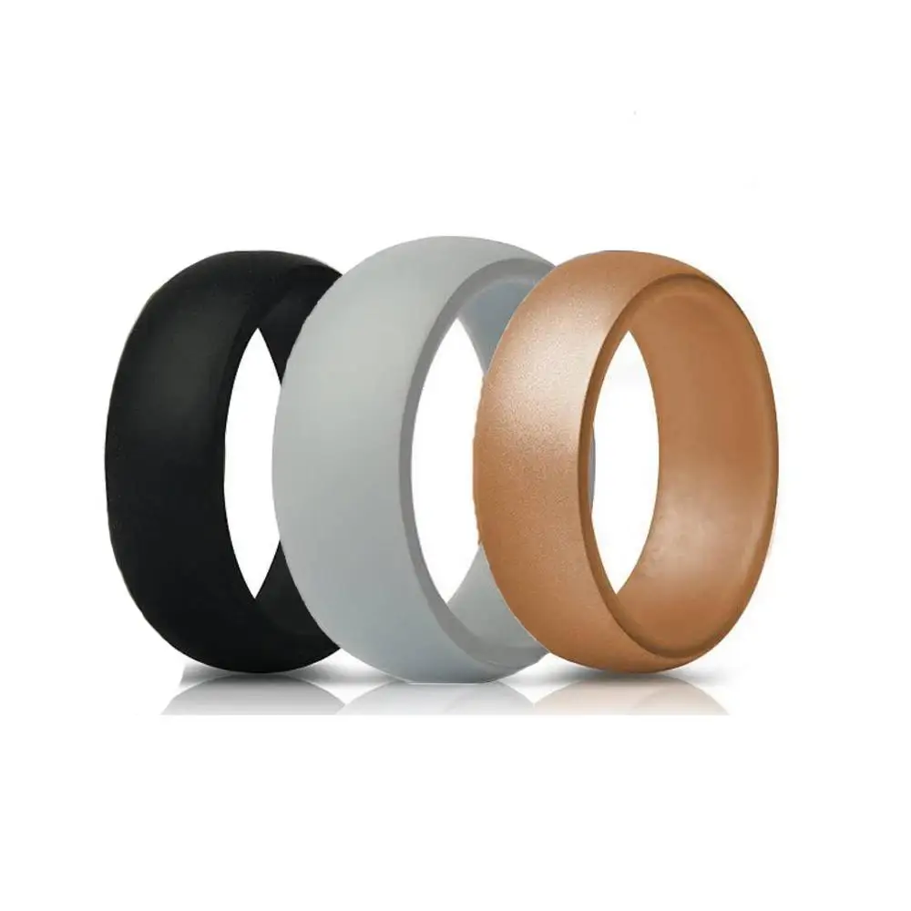 Мужское классическое модное Спортивное Силиконовое кольцо, обручальное кольцо для спортзала, большой размер queen, 14, 15, 16, обручальные рабочие кольца для пары, 7 цветов