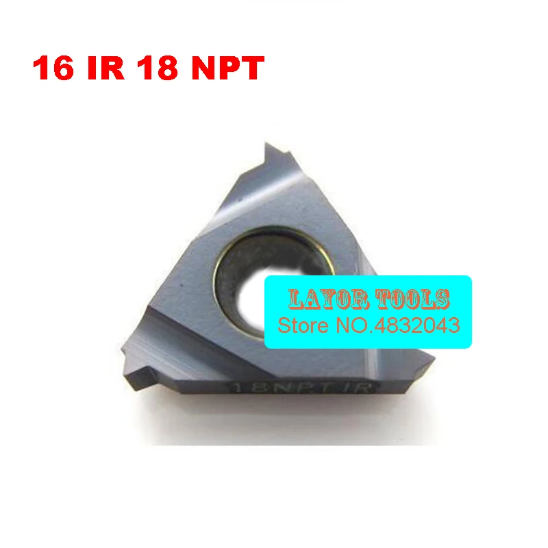

Твердосплавные резьбовые вставки 16 IR 18 NPT CNC Резьбовая вставка, Индексируемые Токарные Вставки для детской резьбы