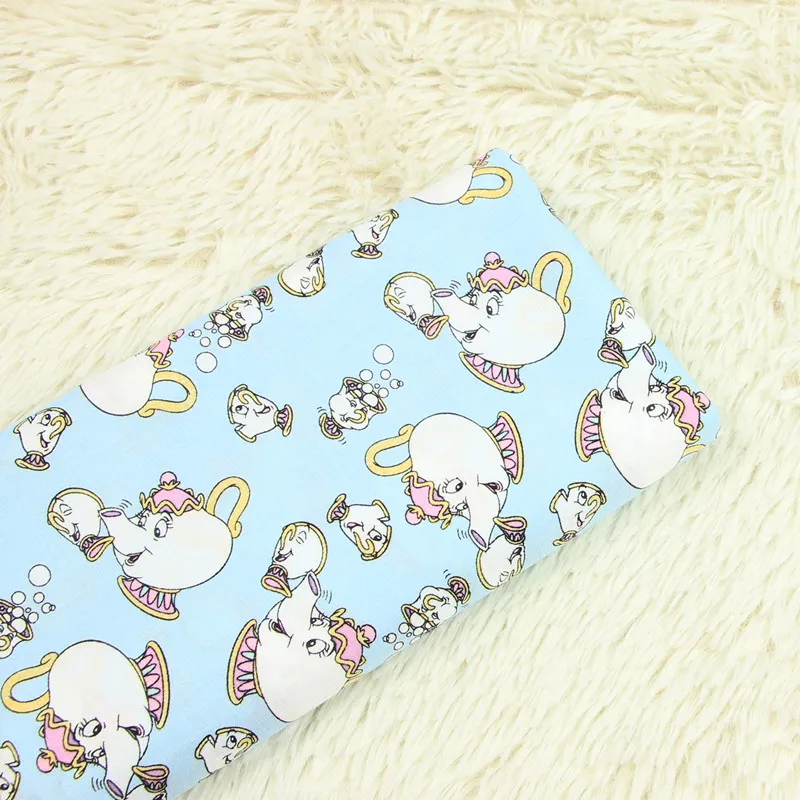 

half meter 100% cotton artificial cotton print fabric, garment dress pajamas children's material B229