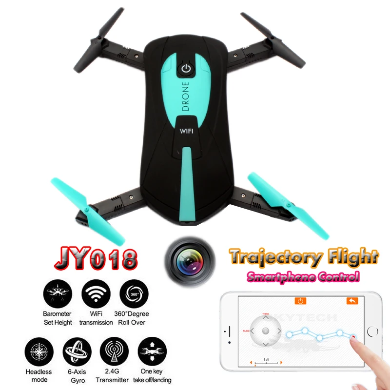 

JY018 Quadrocopter Pocket Foldable Selfie Drones With Camera HD Altitude Hold FPV Quadcopter Headless Mini Dron RC Helicopter