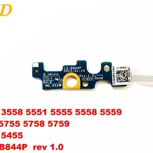 Для Dell Inspiron 15 3558 5551 5555 5558 5559 17 5755 5758 5759 14 5455 плата переключателя кнопки питания LS-B844P rev 1,0