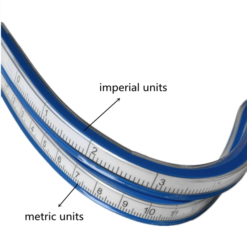 Kicute Гибкая Виниловая пластмассовая линейка для рисования, 30 см, для рисования красок, бенди, французская кривая, школьные линейки, принадлежности