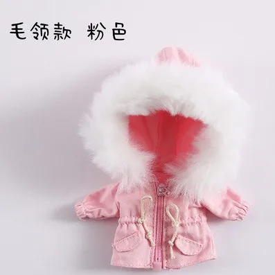Новая модная одежда для кукол хлопковое пальто шляпа для ob11, obitsu 11,1/12bjd Кукла Одежда Аксессуары для кукол - Цвет: pink 1