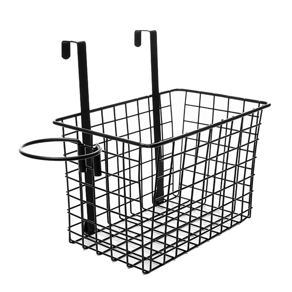 

Home Organizer Hair Dryer Holder Roll Holder Hanging Storage Basket Towel Bathroom Sundries Rack