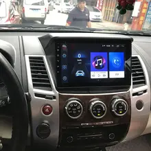 Pantalla táctil súper delgada Android 8,1 radio navegación GPS para Mitsubishi Pajero deporte tabletas estéreo Multimedia Bluetooth