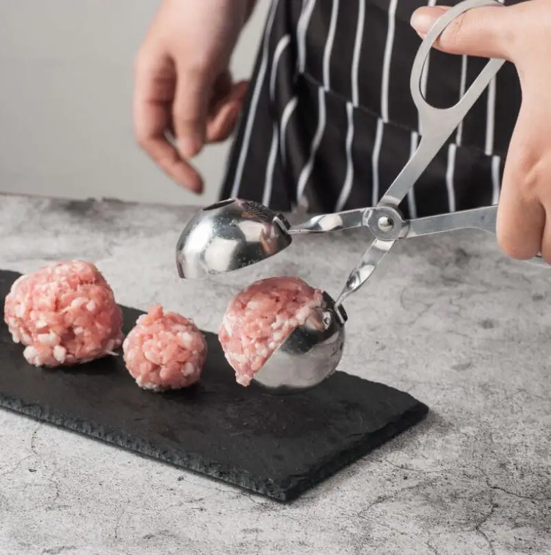 100 шт/лот устройство для приготовления мясных шариков форма-зажим meatball maker кухонные аксессуары LX1751