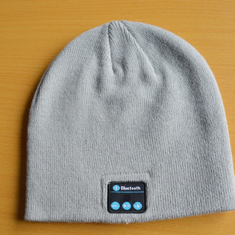

Warm Beanie Hat Wireless Bluetooth Smart Cap Headphone Headset Speaker .