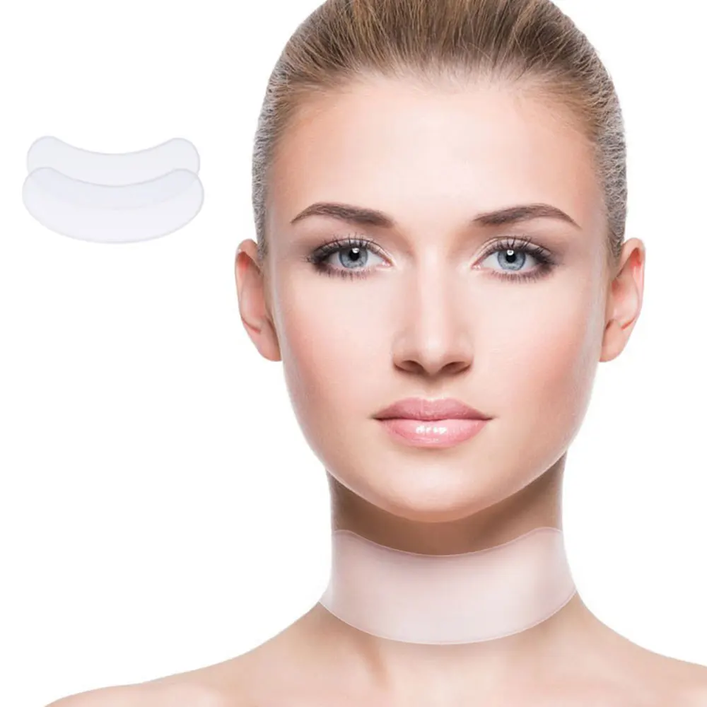 Reusable Silicone Neck Pad Neck Tape Wrinkle Pads for Neck Wrinkle