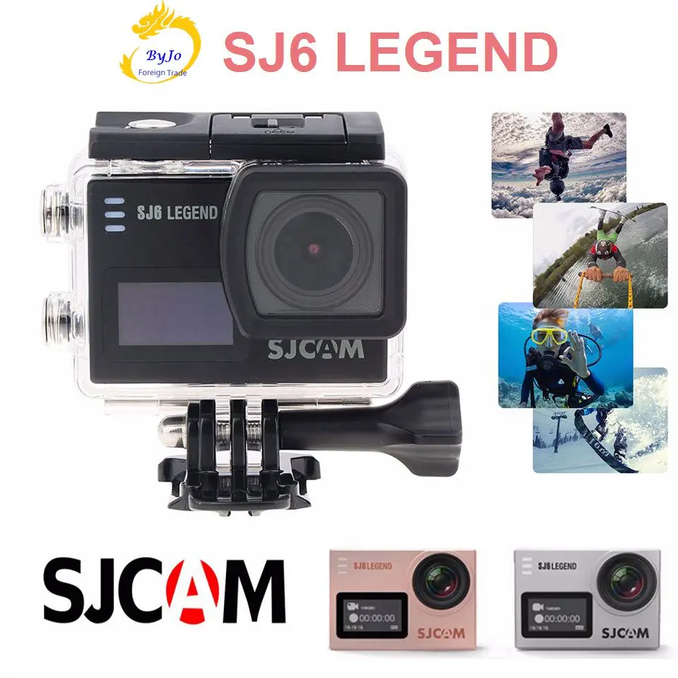 Оригинальная Спортивная Экшн-камера SJCAM SJ6 LEGEND 4 К DV HD 2," с сенсорным экраном