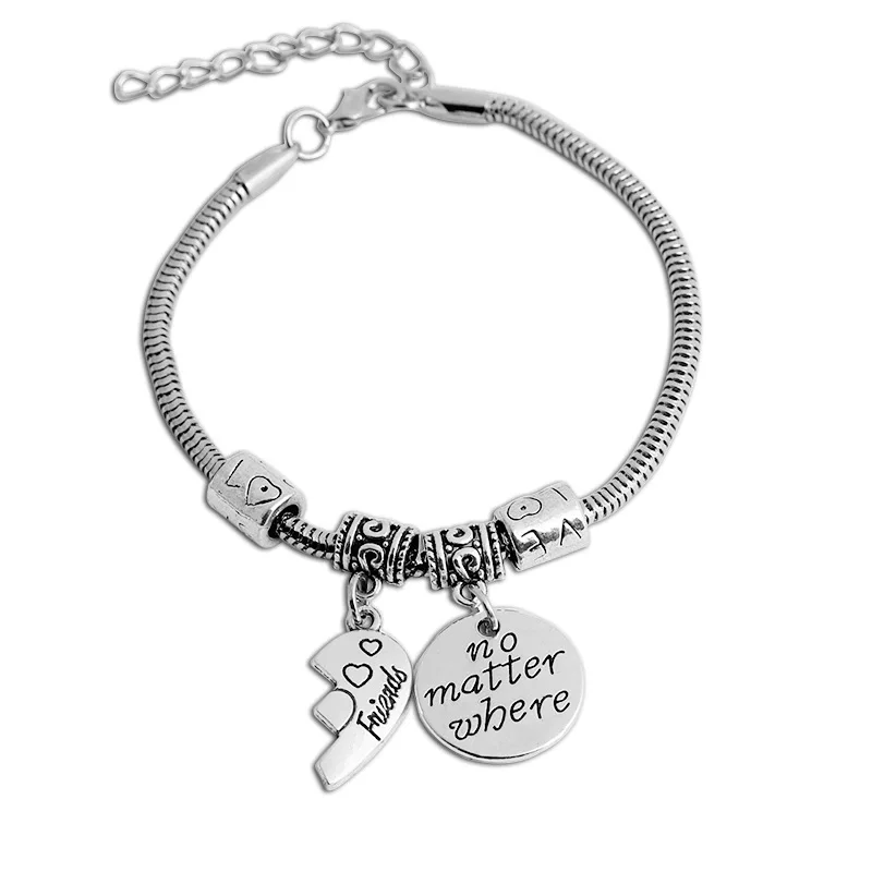 Heart-Shaped Stitching Bracelet Foreign Trade \ Heart-Shaped Stitching Bracelet Foreign Trade \