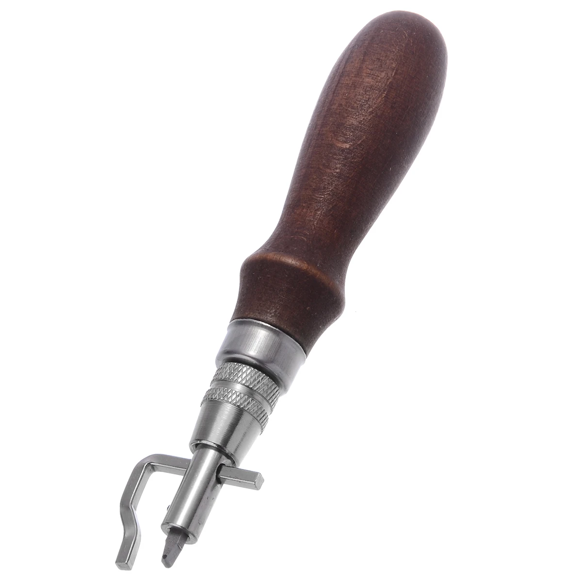 Adjustable 5 In 1 DIY Wood Leathercraft Stitching Crease Leather Working Tools Sewing Tools Accessories