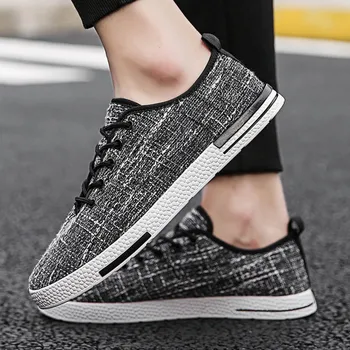 

Summer Korean Version Of The Trend Of Versatile Men'S Casual Shoes Hard-Wearing And Anti-Skid Linen Breathable Sports Shoes Male