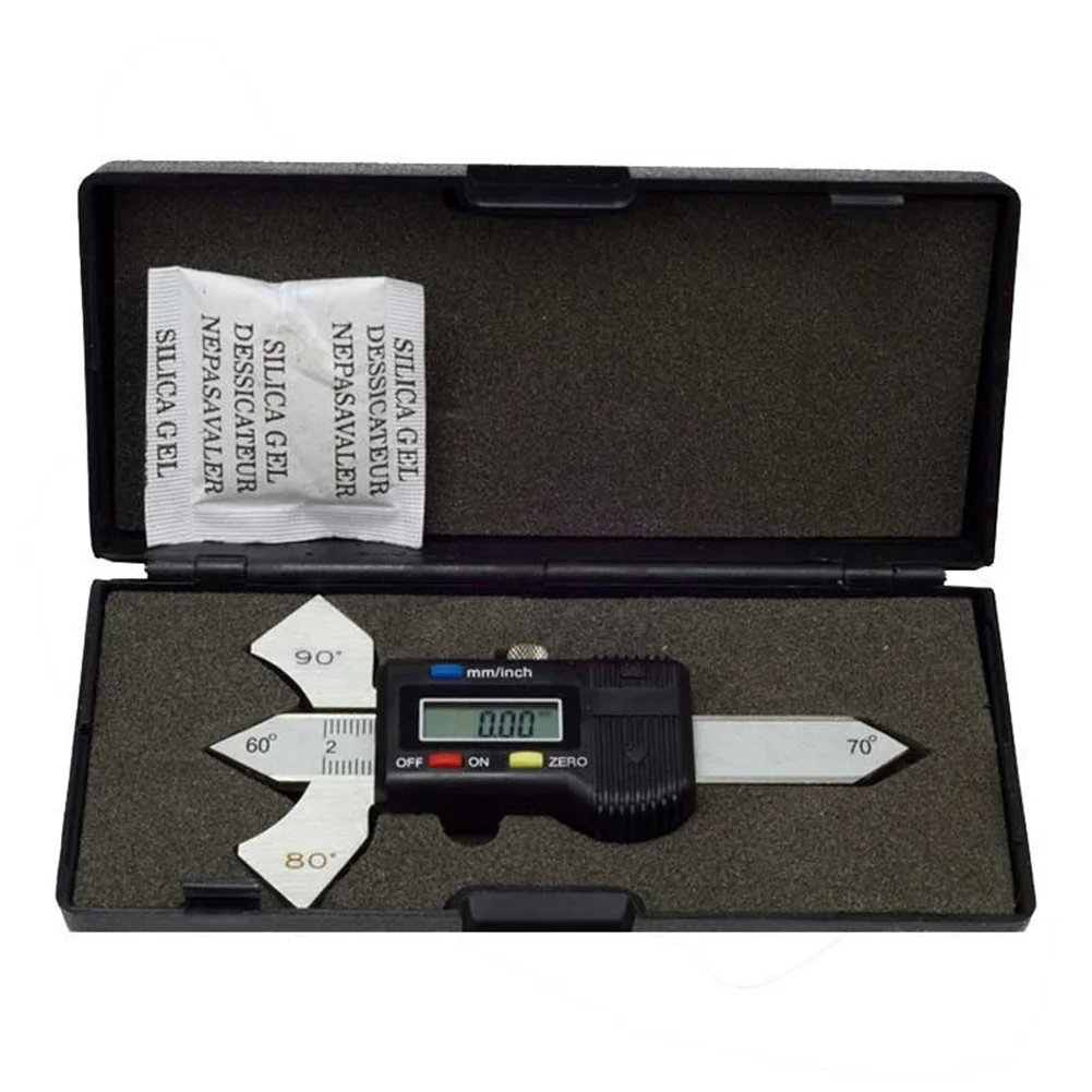 

Digital Welding Gauge Weld Test Ulnar Metric/Inch Gage Welding Elevating Angle Welding Thickness Inspection 0-20mm