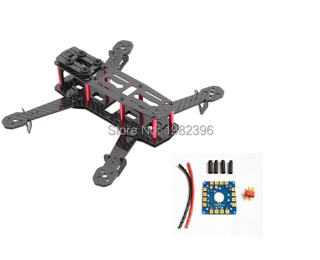 Горячее предложение углеродное волокно FPV Quad Axis Aircraft Helix Quadro 250 Kit O QAV MotorCarbon |