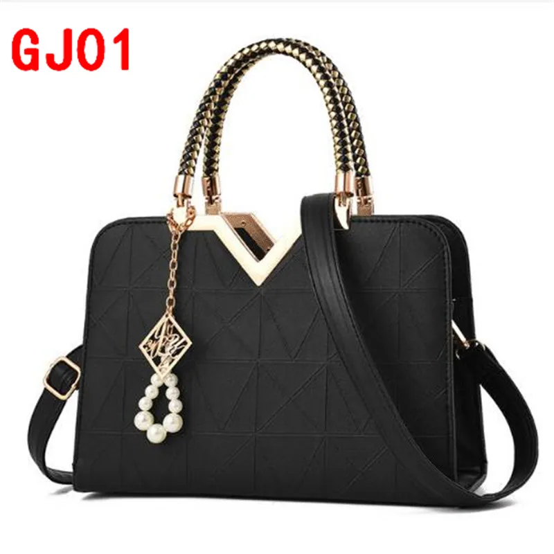 

2019 Spring Festival Fashion Guitar Design Casual Pu Leather Color Matching Ladies Chain Purse Shoulder Bag