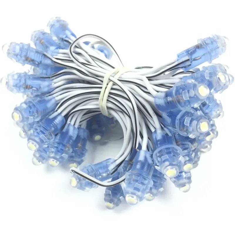 

9mm Single Color Pixel Modules DC12V IP67 Waterproof Point Lights For Advertisement Letters 50pcs/ lot Free Shipping