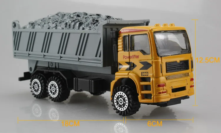 Liga de Metal Modelo de Carro de Brinquedo Puxar para trás Brinquedo Brinquedos em Caixa Projeto Série Carro Caminhão Escavadeira Crianças Presente Natal 5 carro de brinquedo carro puxar para trás
