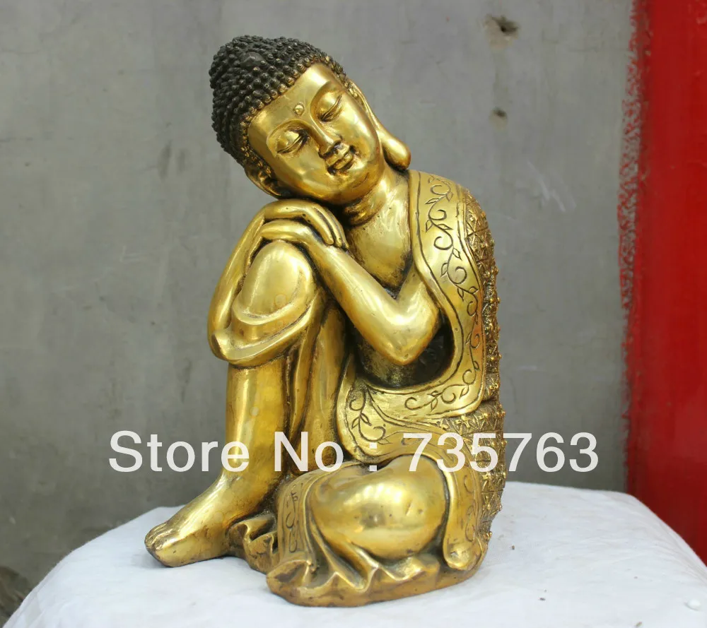 

xiuli 00265 Chinese Tibet Tibetan Buddhism Temple HandMade Bronze statue Sakyamuni Buddha