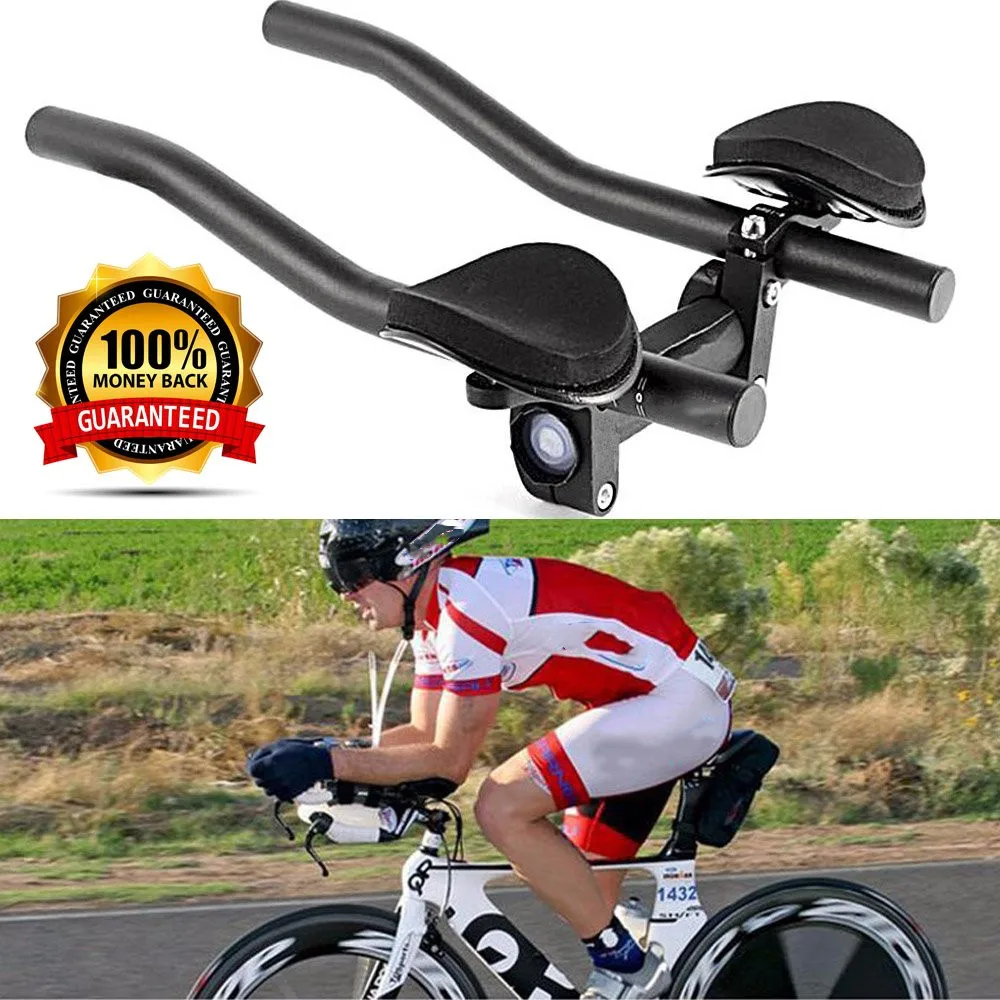 Road Bike Arm Rest Handlebar Time Trial Triathlon Aero Bar Mountain Bicycle Rest