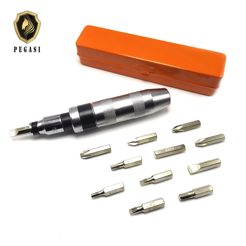 PEGASI 13pcs Positive negative Impact screwdriver blow Stubborn screw Heavy Duty Impact