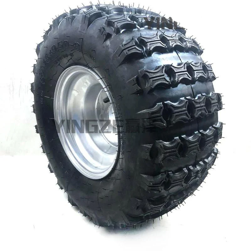 

GO KART KARTING UTV Buggy 18X9.5-8 Inch ATV Wheel Tubeless Tyre Tire With Hub