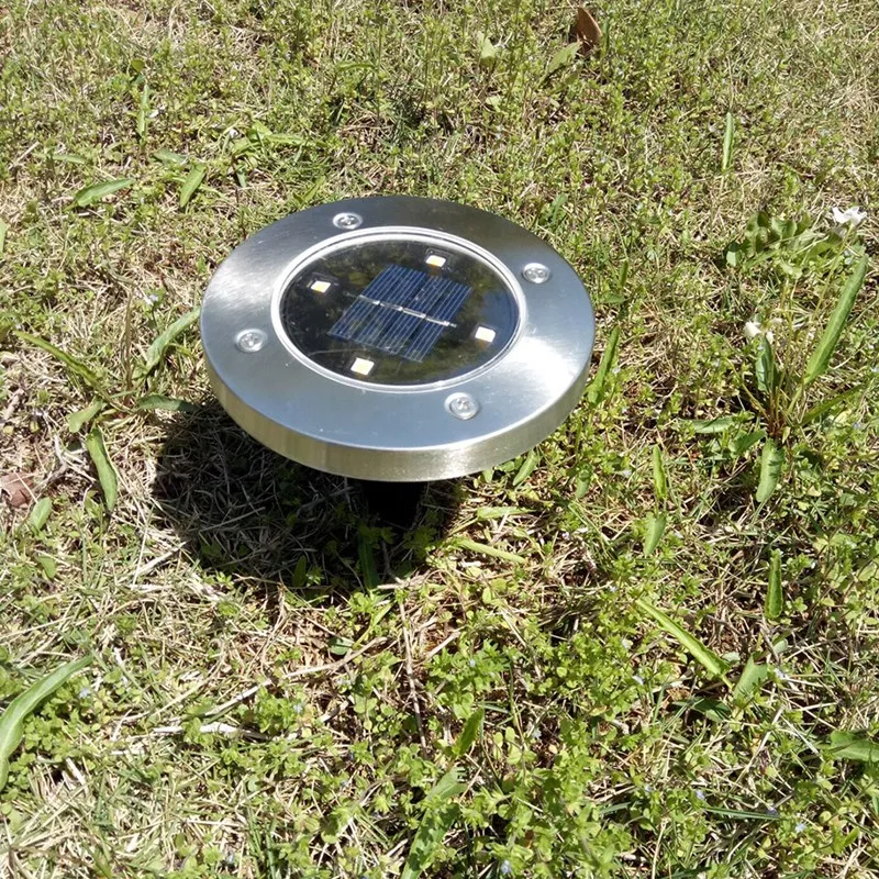 LED Solar Powered Ground Light Waterproof Garden Pathway ... LED Solar Powered Ground Light Waterproof Garden Pathway ...