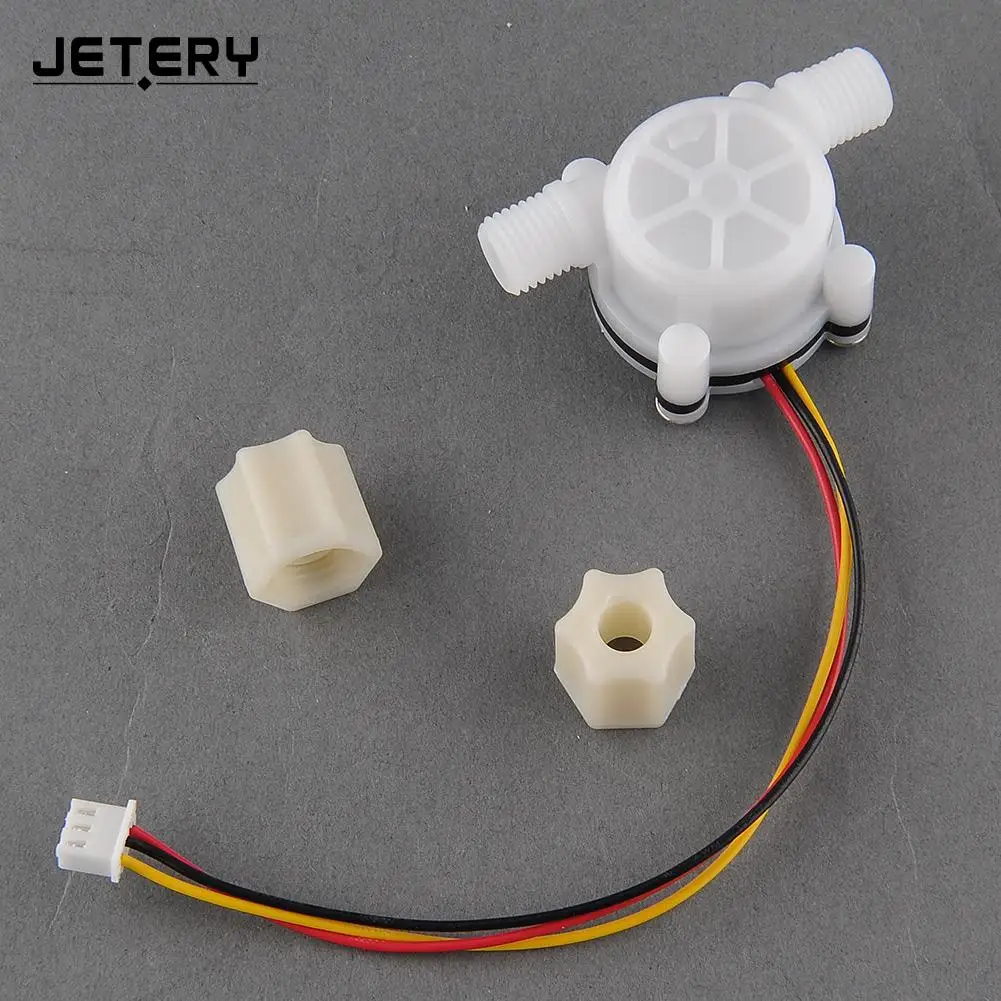 

New 1pcs Liquid Water Flow Sensor Meter Counter Flowmeter 0.3-6L/min #