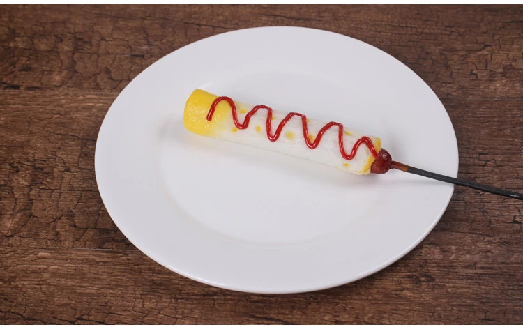 Реквизит Украшение Моделирование еда модель egg roll модель сосиски реквизит egg roll хот-дог модель муляжи пищевых продуктов искусственная поддельная модель