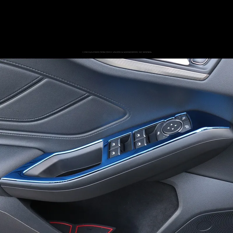 Stainless Steel Glasses Switch Armrest Decorated Frame For Ford Focus 2019 AAA397 | Автомобили и мотоциклы